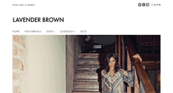 Desktop Screenshot of lavenderbrown.com